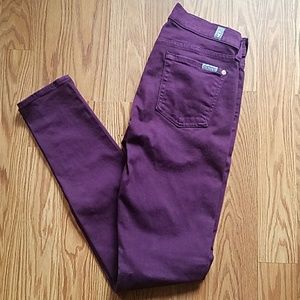 7 for all mankind skinny jeans